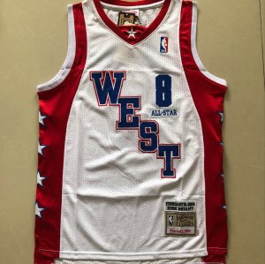 8 Kobe 2004 All star game Authentic jersey white